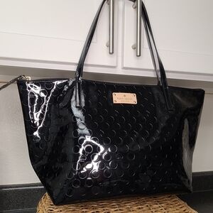 ♠️Kate Spade Sophie Yaletown Ace of Spade/DotsTote EUC